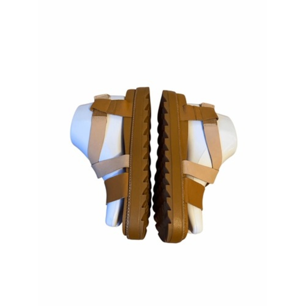 Sorel Sandals Roaming Crisscross Leather Slingback Open Toe Tan Brown size 7.5 - Picture 8 of 10